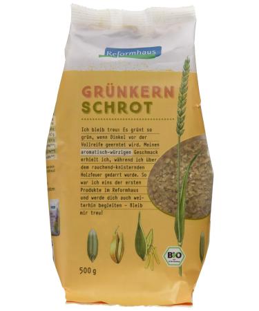 Reformhaus green spelt meal coarse organic pack of 6 (6 x 500 g)