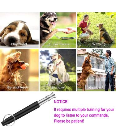 ICOUVA Dog Whistle 2 Pack Professional Ultrasonic Dog Training Whistle With Lanyard Neck Strap Training Assistant for Recall and Barking Control - Buy Online on SooperMarket.com