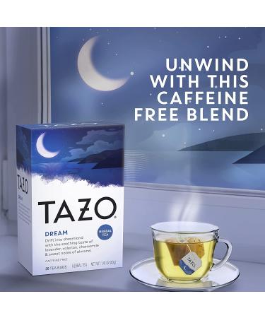 Tazo Dream Herbal Tea - 20 Tea Bags (1.41 oz) | Soothing & Relaxing Blend - Buy Online on SooperMarket.com