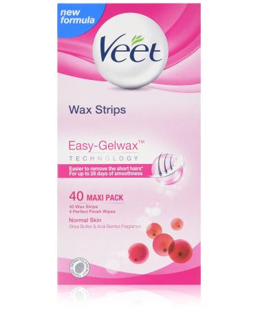 Veet Ready to Use Wax Strips for Normal Skin x40