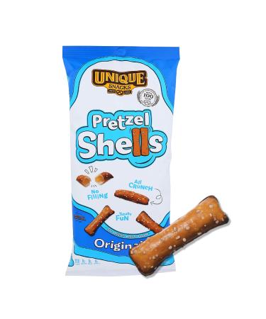 Unique Snacks Original Pretzel Shells, Delicious Vegan, Homestyle Baked, Certified OU Kosher and Non-GMO, No Artificial Flavor, 10 Ounce (Pack of 12)