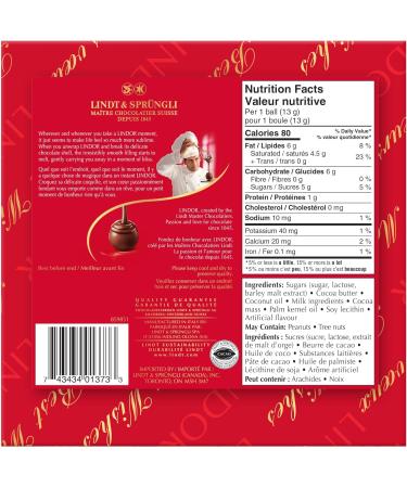 Lindt LINDOR Milk Chocolate Truffles Gift Box 137 Grams Milk 137 g (Pack of 1) - Buy Online on SooperMarket.com