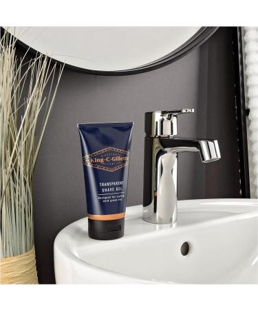 King C. Gillette Men's Transparent Shaving Gel 150ml - Buy Online on SooperMarket.com