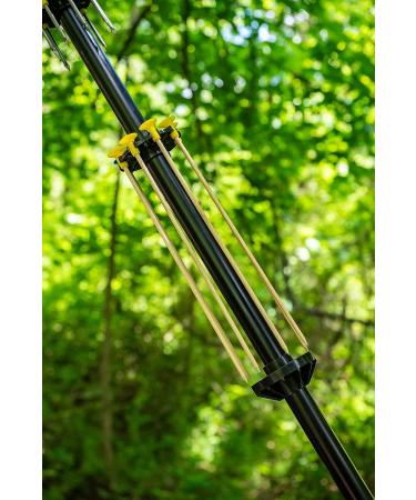 Black Rhino Blowguns Khaos 2 Professional Hunting Blowgun - 4ft .625 Caliber 1-Piece Design with 40-Piece Dart Kit - Anodized Black - Buy Online on SooperMarket.com