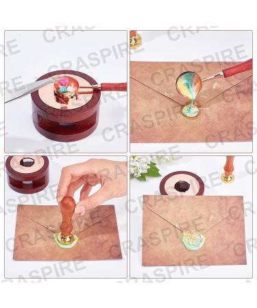 CRASPIRE You're Invited Wax Seal Stamp Invited Vintage Sealing Wax Stamps Retro 25mm Removable Brass Seal Stamp with Wood Handle for Wedding Invitations Envelopes Valentine's Day Craft Adhesive Waxing 25mm-you're Invited - Buy Online on SooperMarket.com