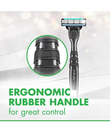 Gillette Mach3 Disposable Razors for Men - 6 Count | Sensitive Skin Design - Buy Online on SooperMarket.com