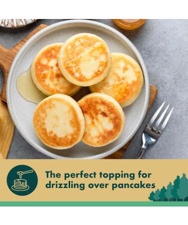 St Lawrence Gold Organic Maple Syrup 250ml - Grade A Pure Canadian Amber Maple Syrup - Buttery Caramel Taste - Gluten Free Vegan - 1 Pack - Buy Online on SooperMarket.com