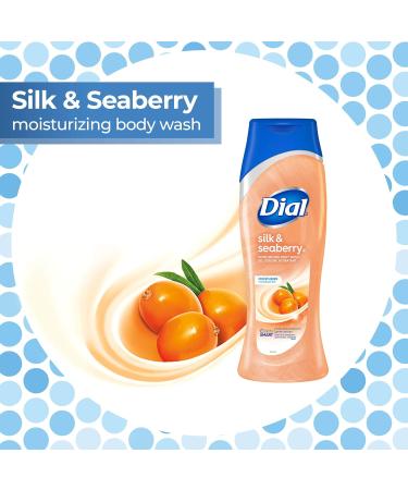 Dial Body Wash 16 Fl Oz Pack of 6 - Pamper & Indulge with Silk & Seaberry - Buy Online on SooperMarket.com