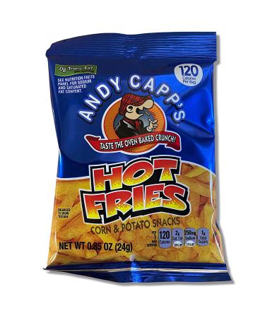 Cheddar & Hot Fries Snacks Value Pack by Tribeca Curations | 120 Cal Packs | 24 Bags Each - Buy Online on SooperMarket.com