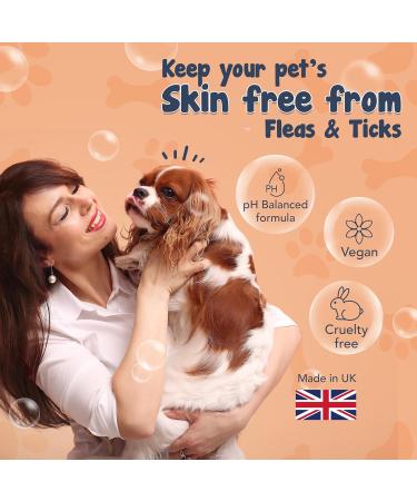 Shampoodle Sweet Orange & Tea Tree Dog Shampoo & Conditioner 500ml - Flea & Tick Repellent - pH Balanced Vegan Formula with Aloe Vera & Vitamin E - Buy Online on SooperMarket.com