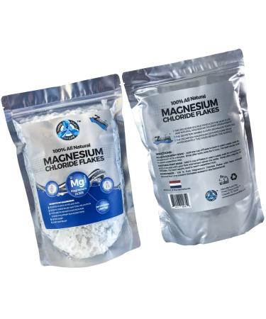 Pure Zechstein Inside Magnesium Chloride Flakes - 2lb Bulk Bag for Baths and Foot Soaks | Natural Relaxation and Health Benefits - Buy Online on SooperMarket.com