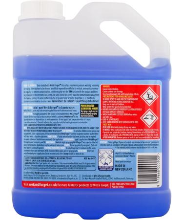 Wet & Forget 2L Mould, Lichen & Algae Remover - Bleach Free Outdoor Cleaning Solution - Buy Online on SooperMarket.com