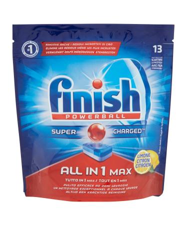 Finish All-in-One Max Dishwasher Cleaner 13 Tabs 242 g Lemon