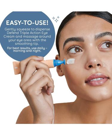 Nuria Defend Triple Action Eye Cream - Dark Circles, Puffiness & Fine Lines - 15mL - Buy Online on SooperMarket.com