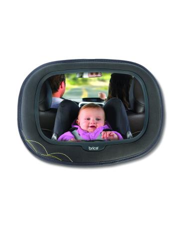 Munchkin Baby In-Sight Car Mirror Extra Large Superior Reflection and Wide Angle View of Baby Black Baby In-Sight Extra Large