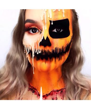 Halloween Face Paint Body Paint by Moon Terror - Pumpkin Orange 12ml | SFX Makeup Special Effects - Buy Online on SooperMarket.com