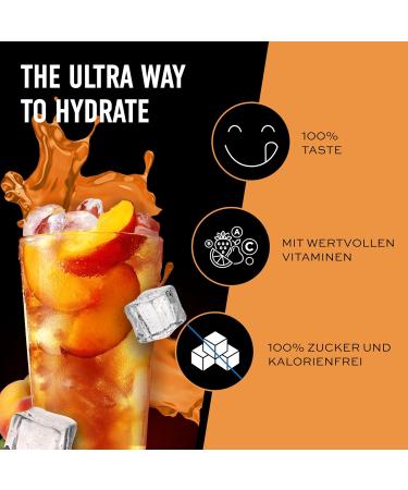 Buy ESN Ultra Vitamin Syrup - Peach Iced Tea 65ml | 6 Liters of Vitamin-Infused Beverage | International Shipping - Buy Online on SooperMarket.com