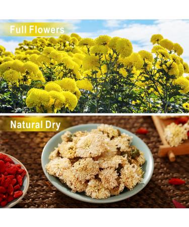 Goofoo Gongju Chrysanthemum Tea - 1 oz Loose Leaf Chinese Herbal Flower Tea for Halloween - Buy Online on SooperMarket.com