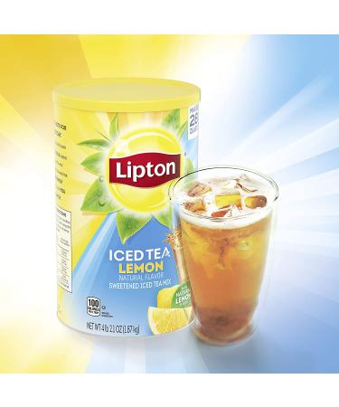 Lipton Sweetened Lemon Black Tea Mix - Perfect for Parties (28qt) - Buy Online on SooperMarket.com