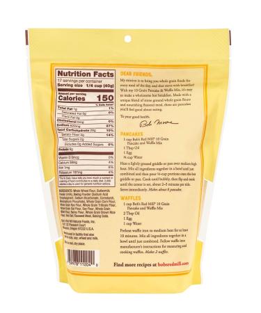 Bob's Red Mill 10 Grain Pancake & Waffle Mix 24-ounce (Pack of 4) - Buy Online on SooperMarket.com