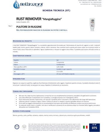 Rust Remover MANGIARUGGINE (RustEater) 250ml | Effective Rust Elimination for Your Projects - International Shipping Available - Buy Online on SooperMarket.com