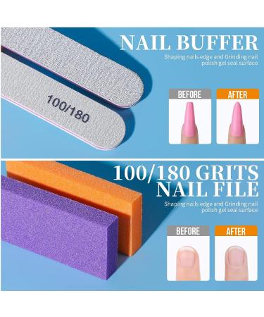Nail Soaking Bowl Set for Gel Polish, Dip Powder & Cuticle Care - Manicure Tools Included - Buy Online on SooperMarket.com
