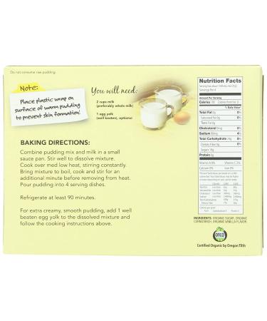 European Gourmet Bakery Organic Vanilla Pudding Mix - 3.5 oz (Pack of 12) - Buy Online on SooperMarket.com