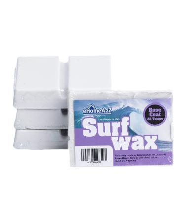 EHOMEA2Z Surf Wax Base Coat High Performance All Natural 1,2,3,4,12 Pack Orange Scent