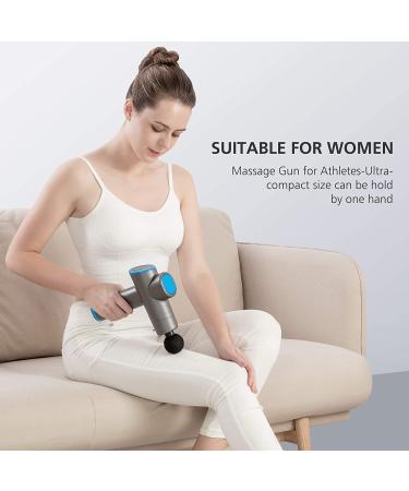 Comfier Handheld Massage Gun with Heat - Deep Tissue Percussion Massager for Athletes, Back, Neck, and Legs - Buy Online on SooperMarket.com