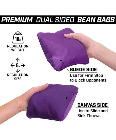 GoSports Tournament Cornhole Bags - Purple - Dual Sided Stop & Slide Bean Bags - Buy Online on SooperMarket.com