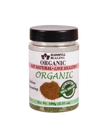 Blessfull Healing Organic Italian Seasoning 100 Gram Airtight Container (Packing May Vary) 100 Gram 3.35 oz