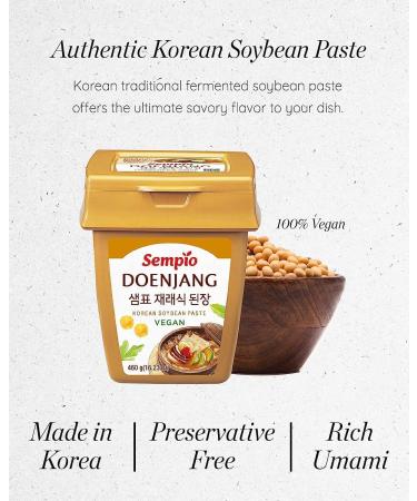Sempio Doenjang Soybean Paste 460g Bundled with Gochujang Classic 500g - Buy Online on SooperMarket.com