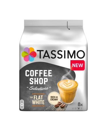 Tassimo Flat White Coffee Shop Selections Coffee Coffee Drink 220 g 16 T-Discs / 8 Servings