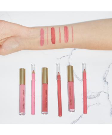 Nicole Miller Liquid Lipstick & Liner Collection | 6-Piece Set | Long-Lasting Shades of Lipsticks & Lip Liners for Stunning Look - Buy Online on SooperMarket.com