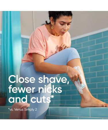 Gillette Venus Simply 3 Sensitive Women's Disposable Razors - Pack of 1 (4 Razors) - Buy Online on SooperMarket.com