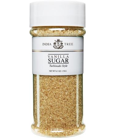 India Tree, Sugar Vanilla, 6.3 Ounce 6.3 Ounce (Pack of 1)