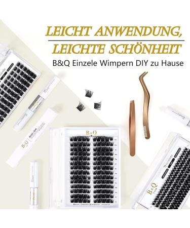 Buy 72 PCs DIY Individual Eyelashes - Reusable Wispy Fluffy Extensions for Beginners (B16 D-16mm) - Perfect for At-Home Application - Buy Online on SooperMarket.com