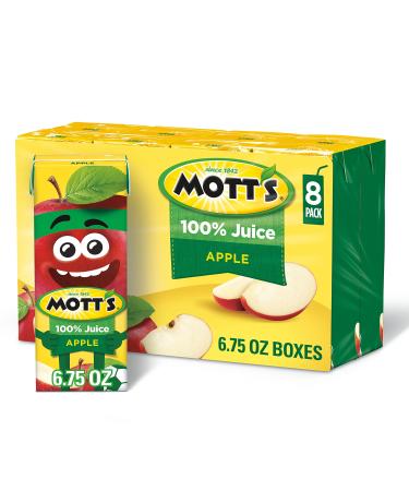 Mott's Original Apple 100% Juice, 6.75 Fl Oz (Pack of 8)