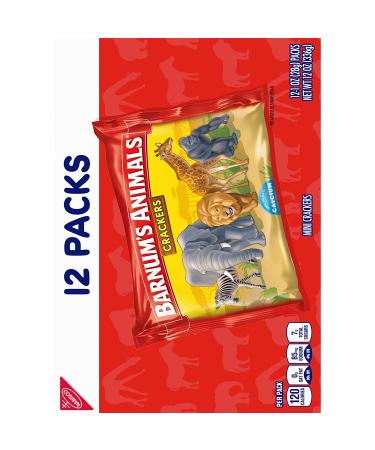 Barnum's Original Animal Crackers 12 Snack Packs - Delicious & Convenient Snacking Option - Buy Online on SooperMarket.com