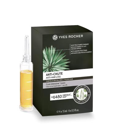 Yves Rocher Anti-Hair Loss Shampoo + Hair Loss Therapy Set - 300 ml Shampoo + 60 ml Treatment - Buy Online on SooperMarket.com