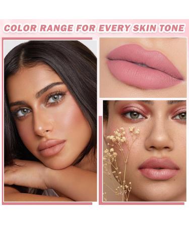 AWCCXMYM 3Pcs Matte Nude Lipstick Set - Long Lasting Waterproof Velvet Lip Stain for Women - Buy Online on SooperMarket.com