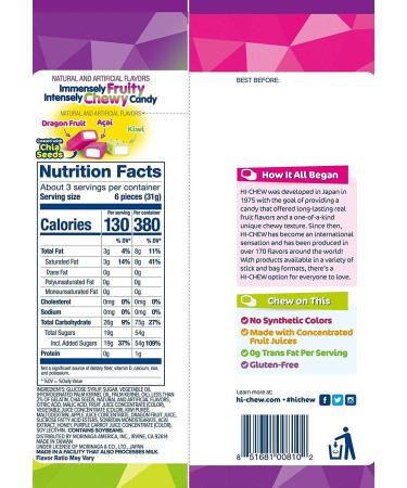 Hi-Chew Superfruit Mix 3.17 oz | Chewy Candy | Delicious Assorted Flavors - Buy Online on SooperMarket.com