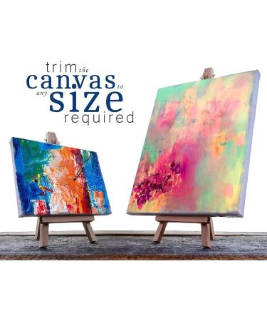 VViViD Double Primed Cotton Canvas 12 Wide Roll - 5ft x 12' Roll | Choose Your Size - Buy Online on SooperMarket.com