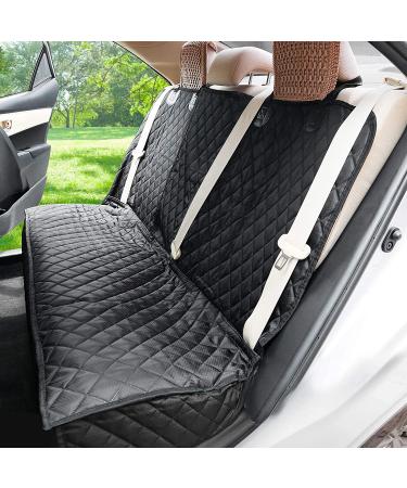 PETICON Waterproof Dog Car Seat Cover for Back Seat - Scratchproof & Nonslip Pet Bench Protector for Cars, Trucks, SUVs - Durable, Washable Black Backseat Protection - Buy Online on SooperMarket.com