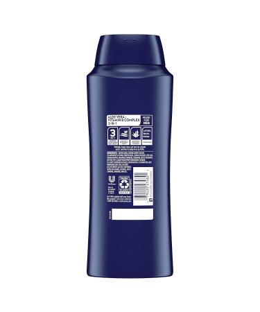 Suave Men 3-in-1 Shampoo Conditioner & Body Wash - Aloe Vera & Vitamin B7 for Hydrated Hair & Skin - 28 oz - International Shipping - Buy Online on SooperMarket.com