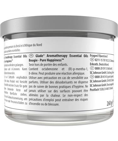 Buy Glade Aromatherapy Essential Oils Scented Candle - Pure Happiness Orange & Neroli | International Shipping Available - Buy Online on SooperMarket.com