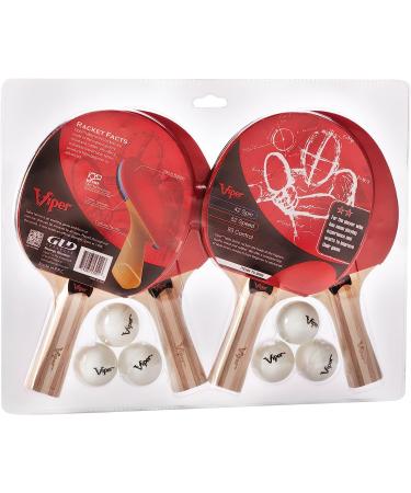 Viper Table Tennis Accessory Set - 4 Rackets and 6 Balls - Buy Online on SooperMarket.com