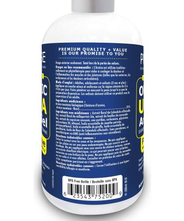 Promise Organic Ultra Arnica Lotion Pain Relief Maximum Strength European Certified Arnica Made in Canada (340ml) - Buy Online on SooperMarket.com