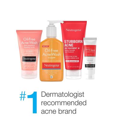 Neutrogena Oil-Free Acne Stress Control Power-Clear Facial Scrub - 2% Salicylic Acid Treatment - Exfoliating Daily Face Scrub for Acne-Prone Skin - 4.2 fl. oz - Buy Online on SooperMarket.com
