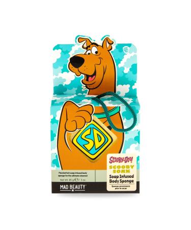MAD BEAUTY Scooby-Doo Soap Infused Body Sponge  Passionfruit Scented  Hanging Bath Sponge  Relax & Reset  Great Gift  Reusable